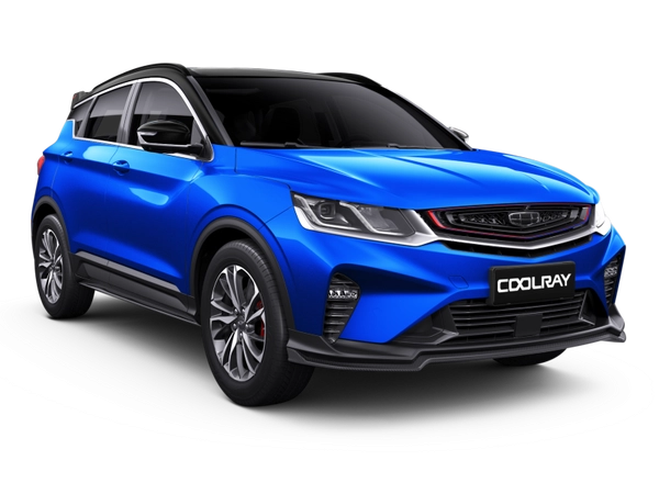 Geely Coolray Сине-черный