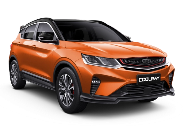 Geely Coolray Оранжево-черный