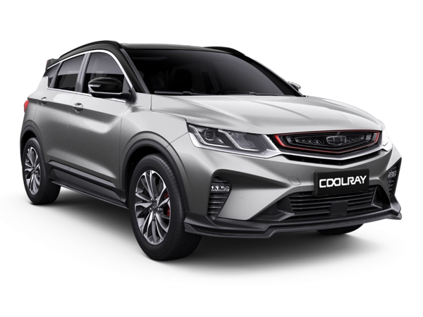 Geely Coolray Серо-черный