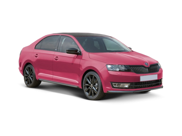 Skoda Rapid Monte Carlo Красный Tornado с черной крышей