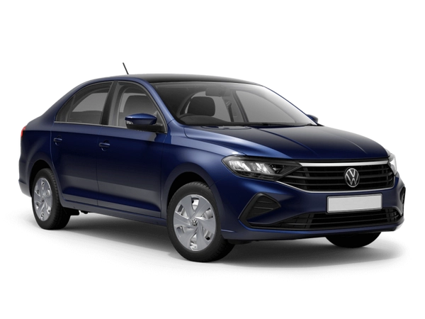 Volkswagen Polo Новый Голубой "Reef", металлик / Черный "Deep" перламутр